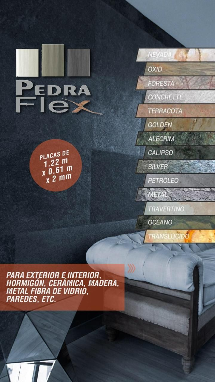 pedra flex modelos